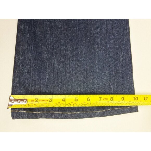J Brand Size 24X34 Womens Babe Classic Flare Blue Denim 5 Pocket Low Rise Jeans - Picture 6 of 13